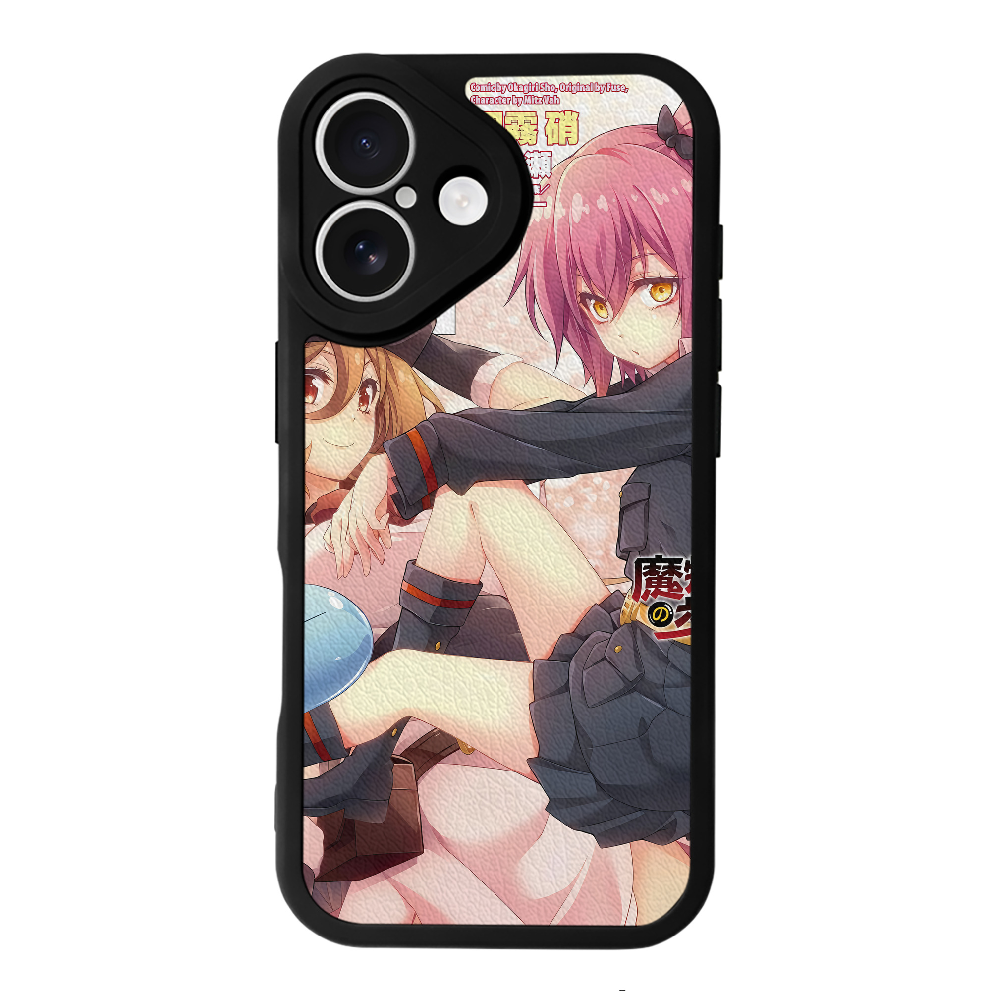 （画像用） 転スラ Regarding Reincarnated to Slime 【iPhone 16シリーズ対応】シリコンスマホケース（レザー調） 材質：シリコン